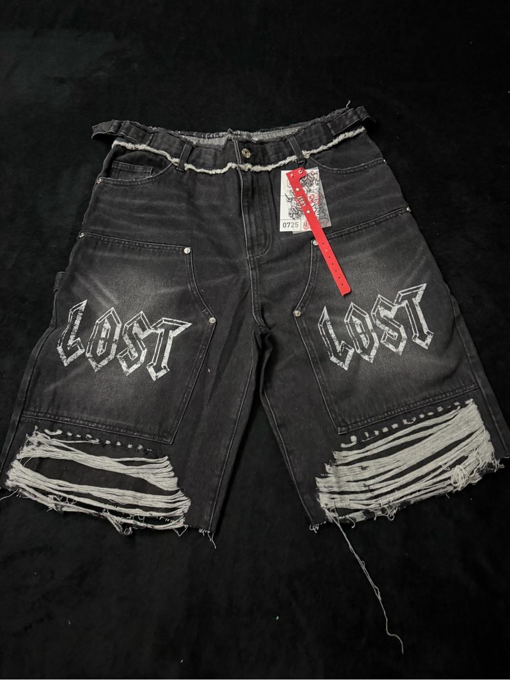 Lost Intricacy Denim Shorts Size 38
